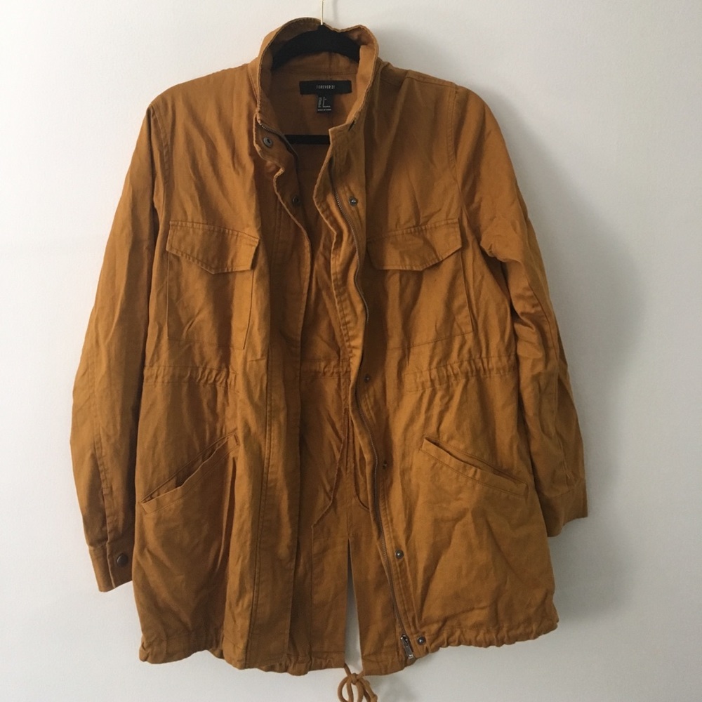 Mustard military jacket